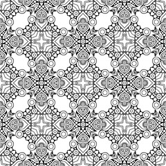 Seamless pattern. Vintage decorative elements