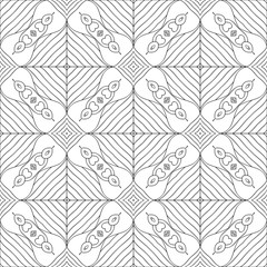 Seamless pattern. Vintage decorative elements