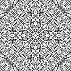 Seamless pattern. Vintage decorative elements
