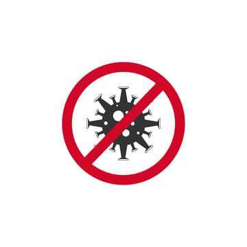 Lockdown Pandemic stop Novel Coronavirus outbreak covid-19 symptoms Wuhan China Travel corona Europe warning and quarantine with mouth cap mask Vector mouthcap protect icon Lock down sign Stay at home