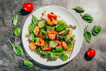 caesar with shrimps