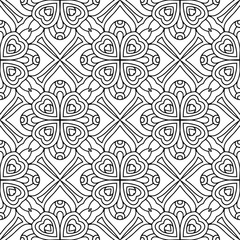 Seamless pattern. Vintage decorative elements