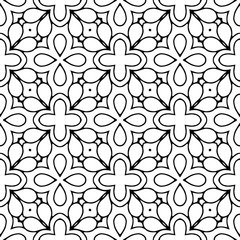 Seamless pattern. Vintage decorative elements