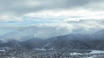 winter mountain landscape Zakopane