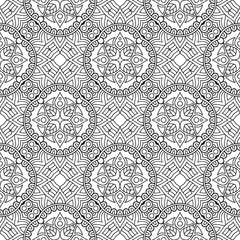 Seamless pattern. Vintage decorative elements