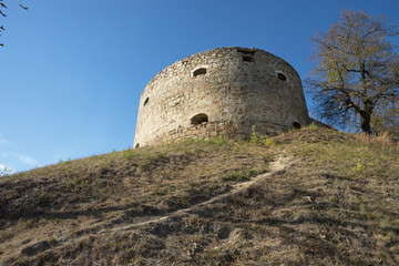 Fototapeta na wymiar Terebovlia castle in Ternopil region