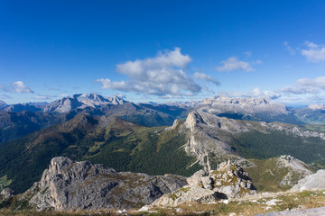 Fototapeta na wymiar Top of the Dolomites
