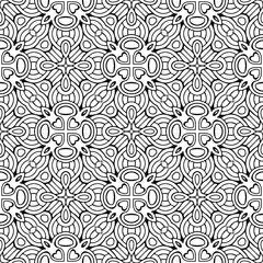Seamless pattern. Vintage decorative elements