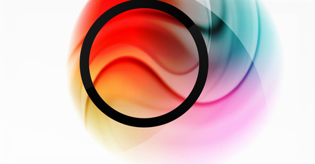 Abstract background, fluid mixing gradient liquid style colors composition. Vector Illustration For Wallpaper, Banner, Background, Card, Book Illustration, landing page