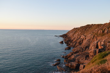 Soleil couchant sauvage.