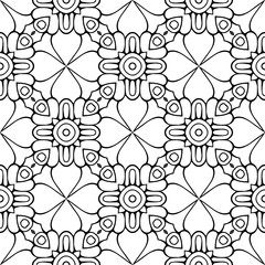 Seamless pattern. Vintage decorative elements