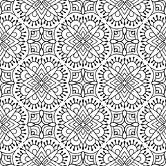 Seamless pattern. Vintage decorative elements