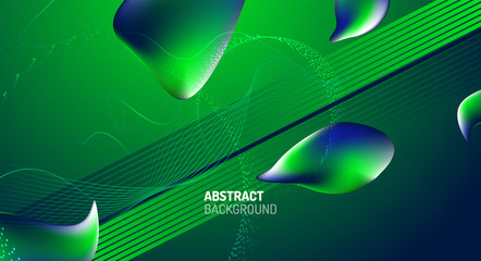 Fluid liquid color gradient background design. Vector illustration