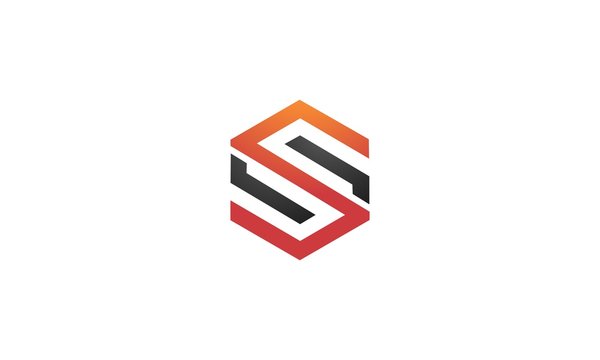 s icon logo design vector box