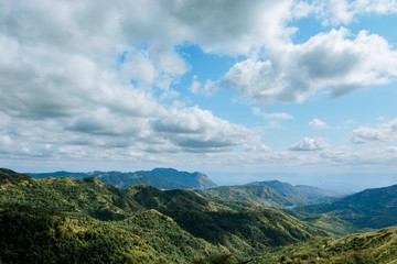 Fototapeta na wymiar Beautiful landscape mountain in Thailand
