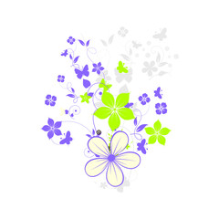 abstract floral background