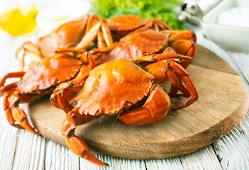 boiled crab