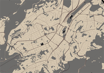 Fototapeta na wymiar map of the city of Stuttgart, Germany