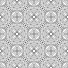 Seamless pattern. Vintage decorative elements
