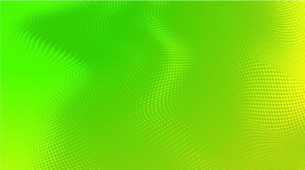 Green halftone background. For wallpaper, digital paper and packaging.