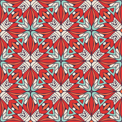 Seamless pattern. Vintage decorative elements