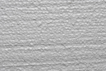 Polystyrene, Styrofoam foam texture. Universal packaging material. Insulation and noise insulation.