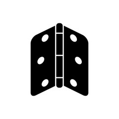 Door hinge icon trendy flat design