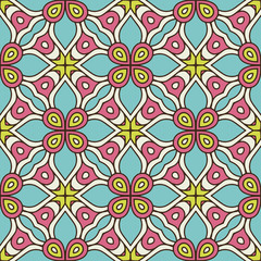 Seamless pattern. Vintage decorative elements
