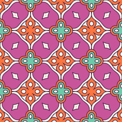 Seamless pattern. Vintage decorative elements