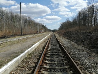 railway in the countryside