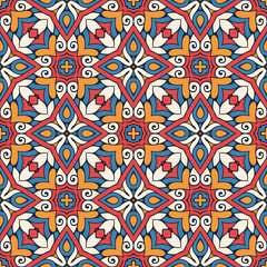 Seamless pattern. Vintage decorative elements