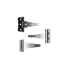 Door hinge icon vector, simple icon for websites