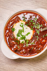 Borsch with Mushrooms