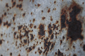 Rust on the wall