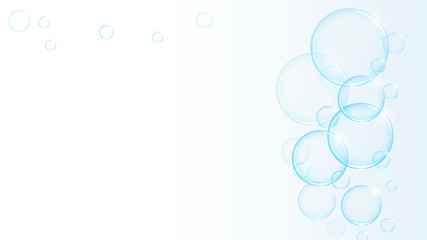 Vector abstract background with bubbles