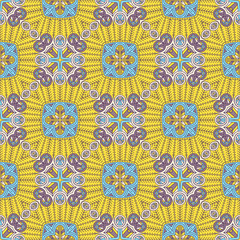Seamless pattern. Vintage decorative elements