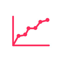 simple diagram and graphs icon design