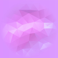 Obraz premium Poligonal Background Made in Violet and Lilac Tints