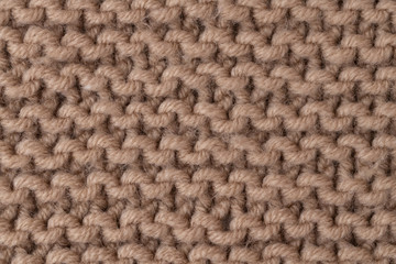 beige knitted texture or background