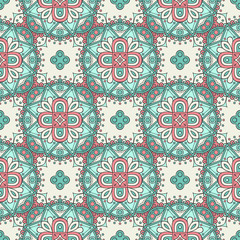 Seamless pattern. Vintage decorative elements