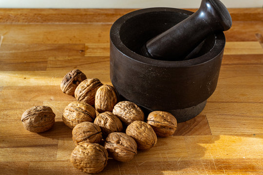 mortero de cocina para moler cereales y especias