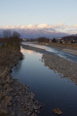千曲川と浅間山2　K3BP4929