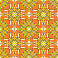 Seamless pattern. Vintage decorative elements