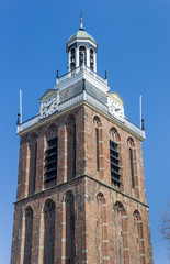 Obraz premium Tower of the historic Maria church in Meppel, Netherlands