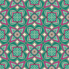 Seamless pattern. Vintage decorative elements