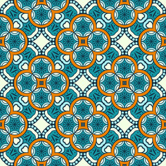 Seamless pattern. Vintage decorative elements
