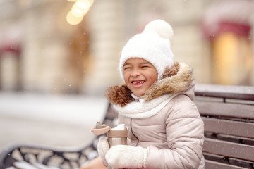 Portrait of a lovely little girl.