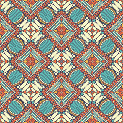Seamless pattern. Vintage decorative elements