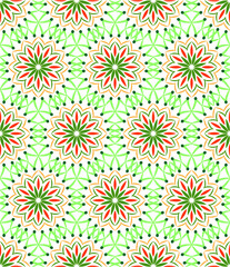 Abstract background ornament illustration. Vector textile print for bed linen, jacket, package design, fabric and fashion concepts. Seamless pattern with flowers