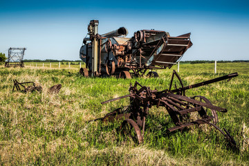 Old Threshing Machine